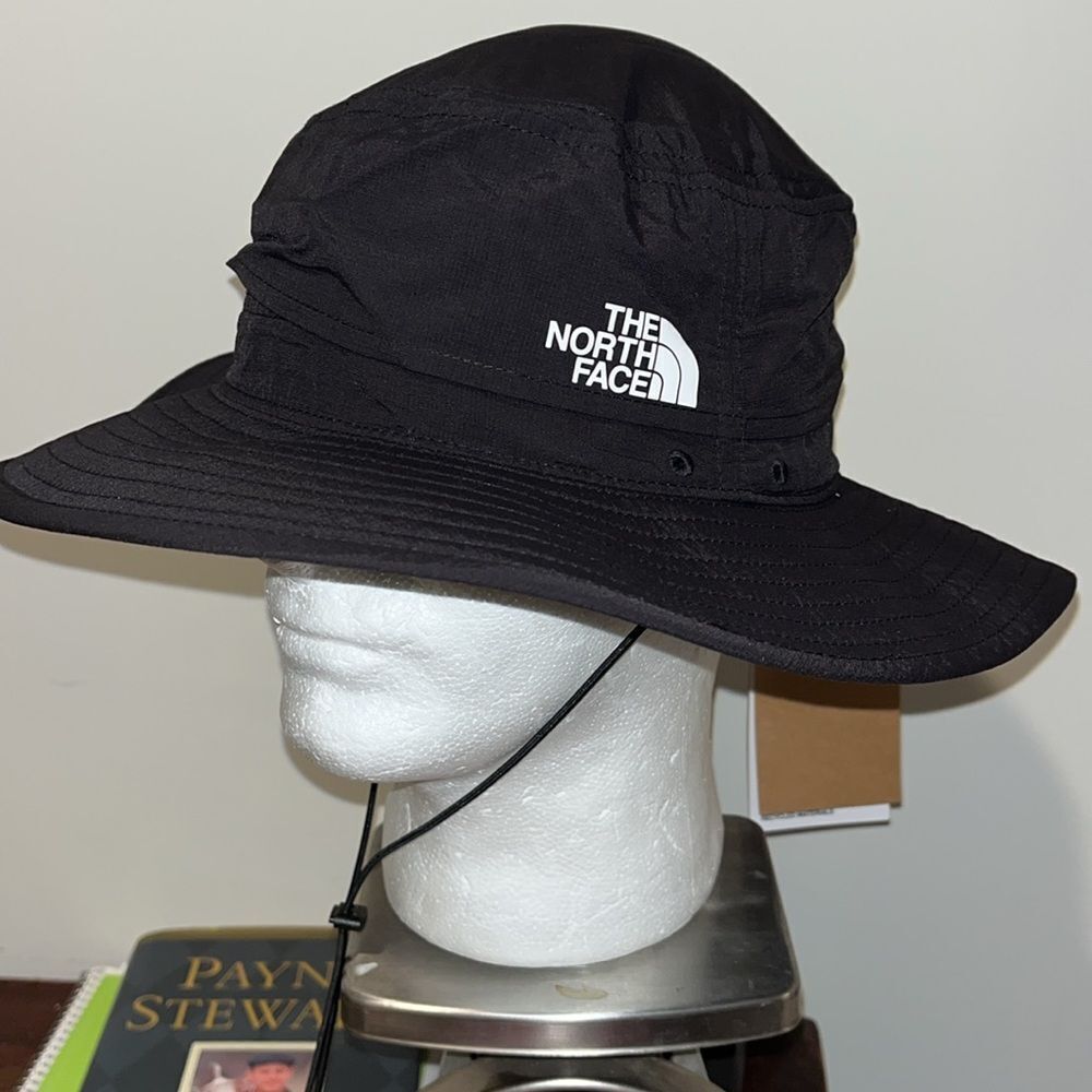 New Wide Brim The North Face Horizon Breeze Hat Cap Black Unisex S/M Beat Cancer